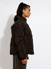 Black Padded Puffer Jacket