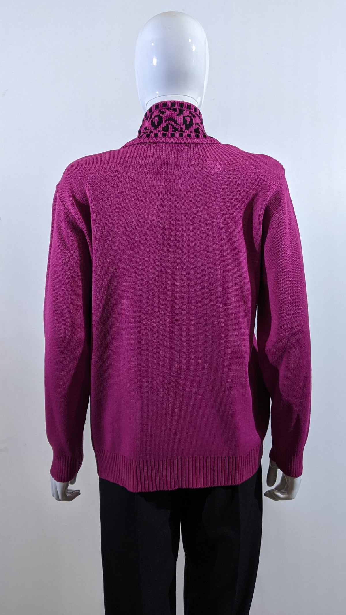 Fuchsia Leopard Design Twinset Jumper