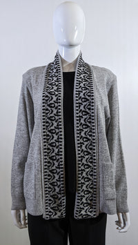 Grey Leopard Design Twinset Jumper