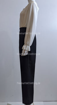 Black Elasticated Trouser