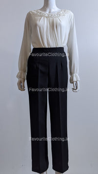 Black Elasticated Trouser