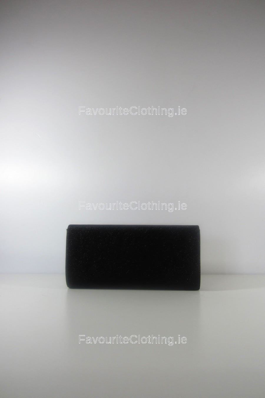 Black Envelope Clutch Bag