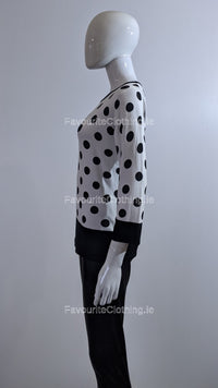 Black Polka Dot Jumper