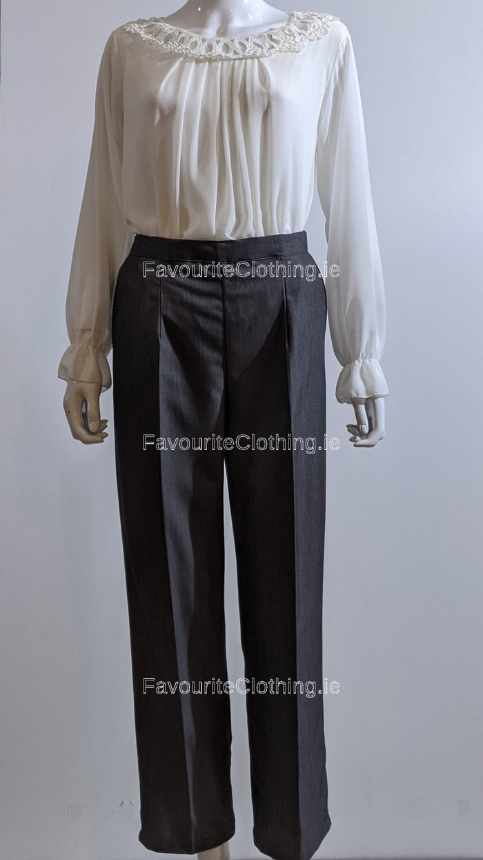 Grey Elasticated Trouser