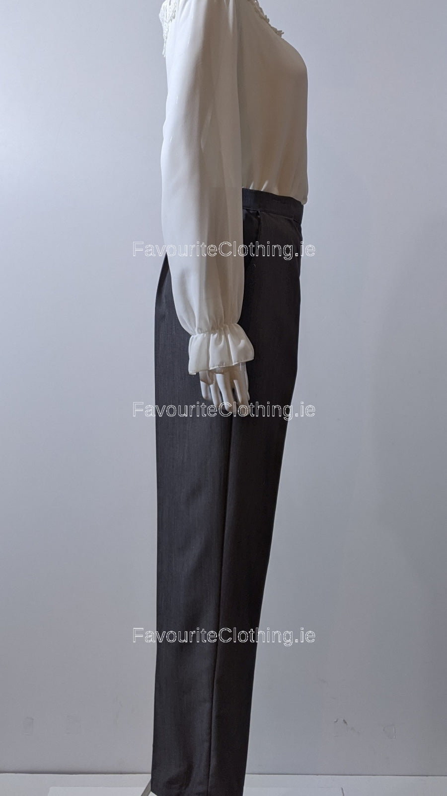 Grey Elasticated Trouser