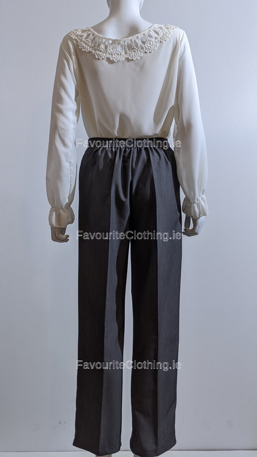 Grey Elasticated Trouser