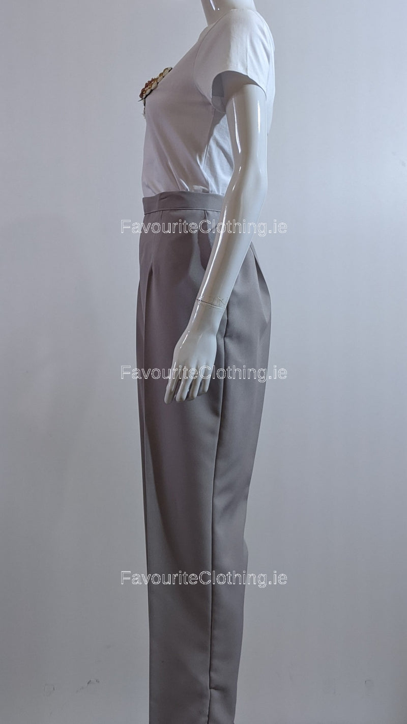 Light Grey Elasticated Trousers