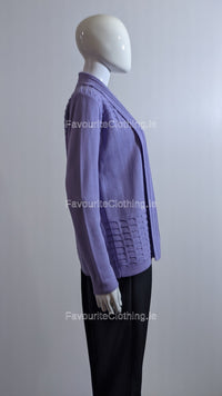 Lilac Open Cardigan