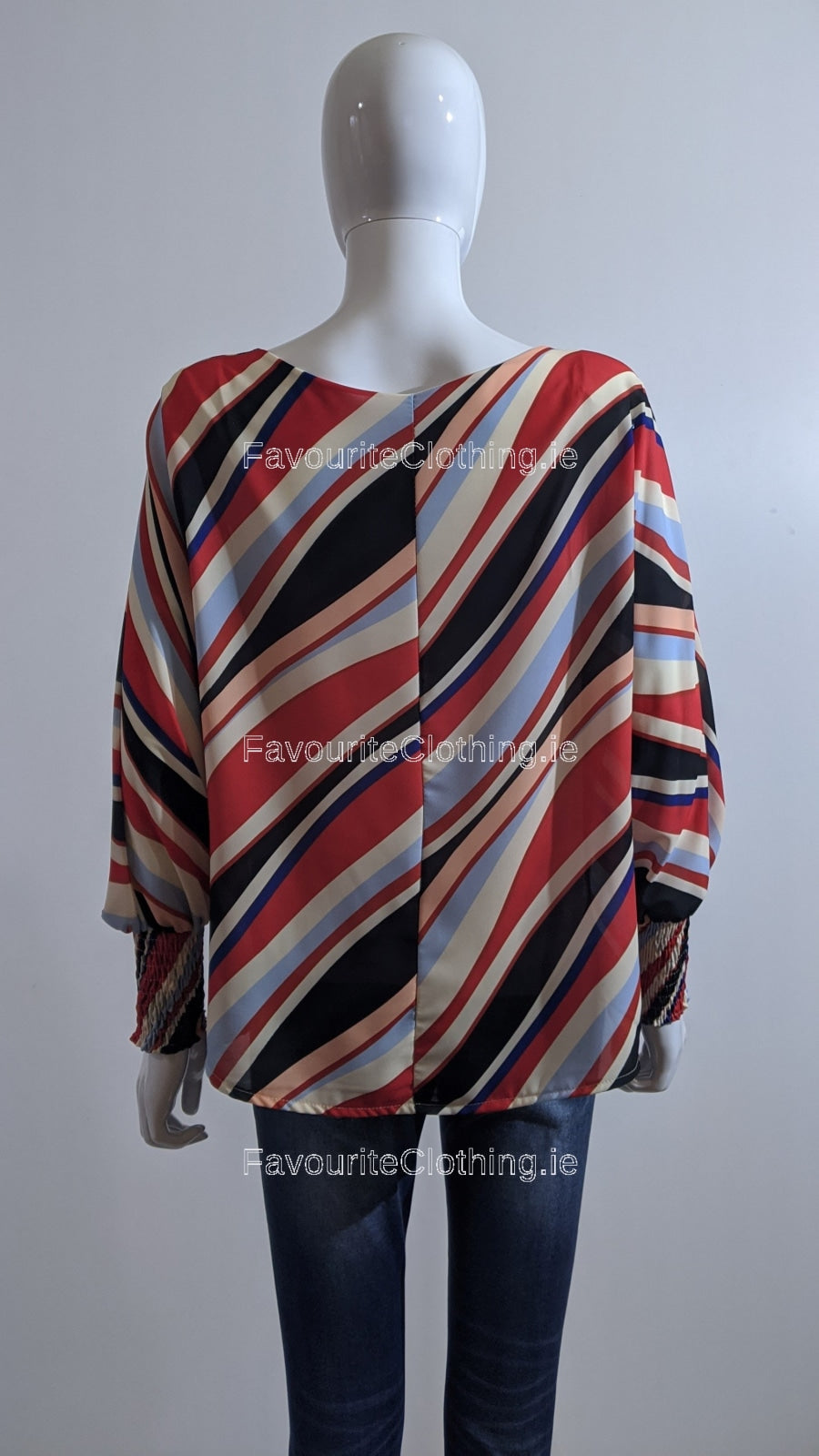 Red Stripe Design Top