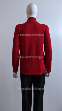 Red Stripe Twinset Jumper