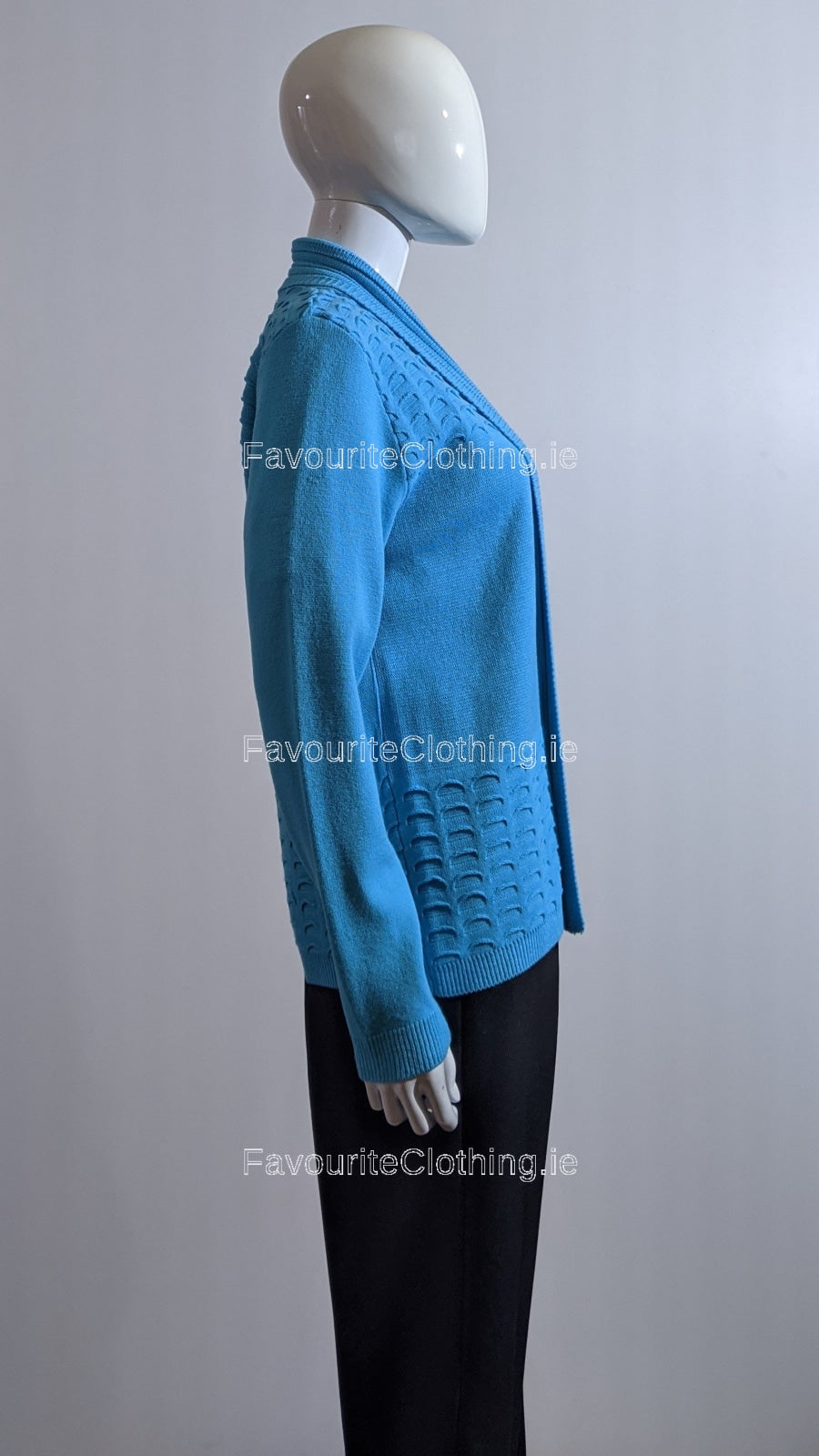 Turquoise Open Cardigan