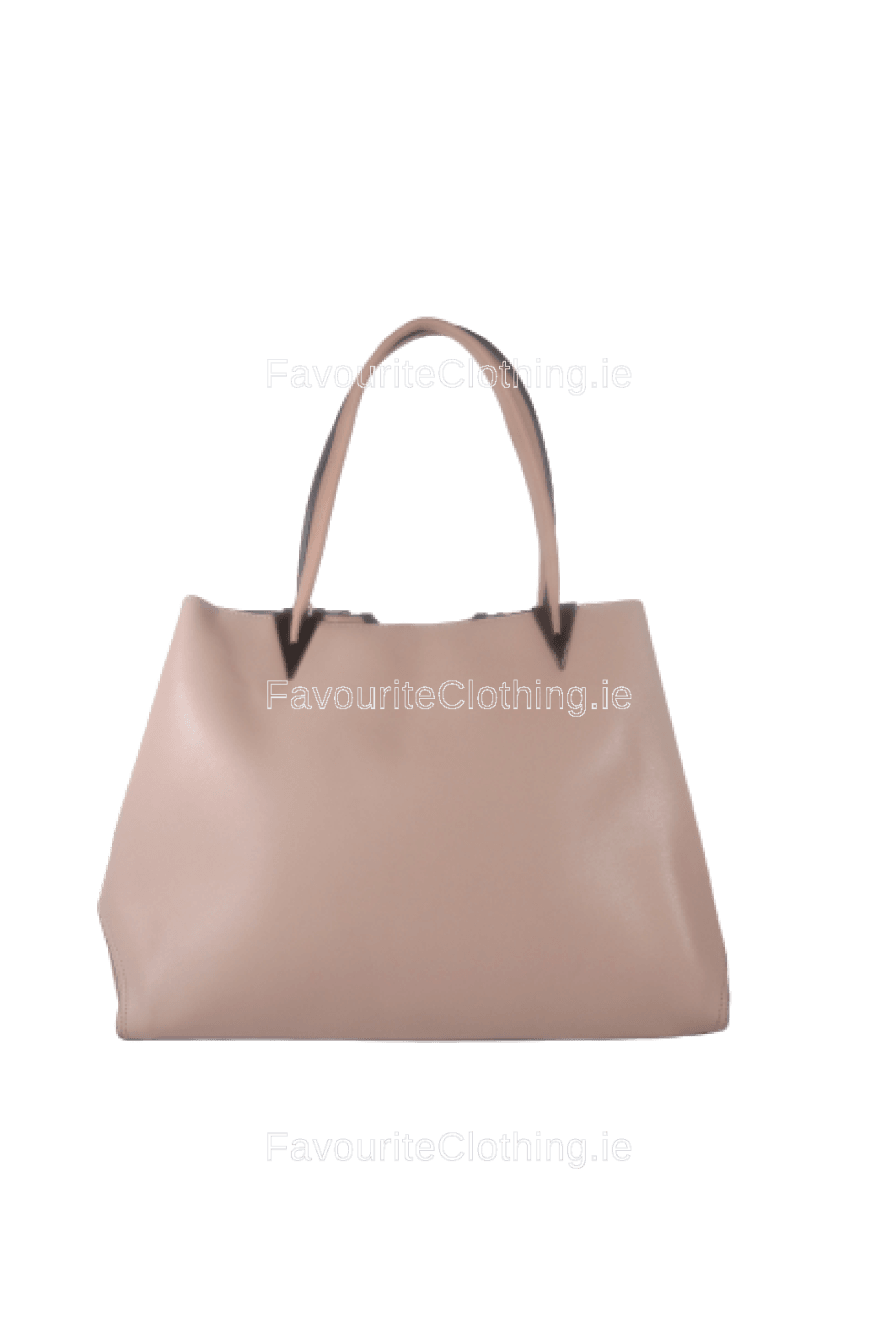 White & Grey Contrast Handbag