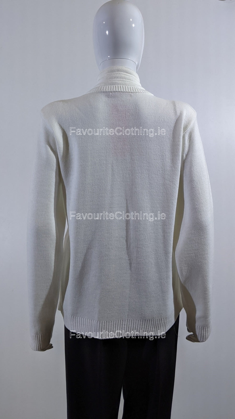 White Stripe Twinset Jumper